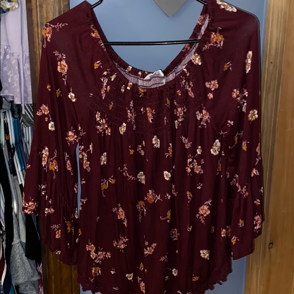 Lux off the shoulder shirt